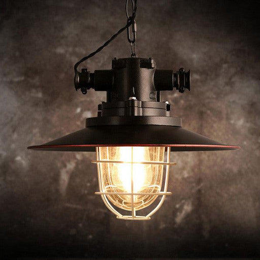 Otto Industrial Retro Pendant Light.