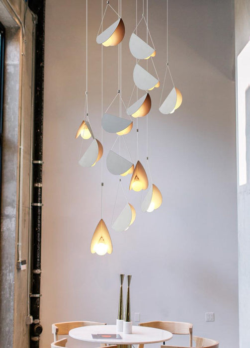 White Glider Minimalist Line Pendant Light.