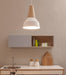 LundLund Minimalist Scandinavian Wooden Pendant Light.