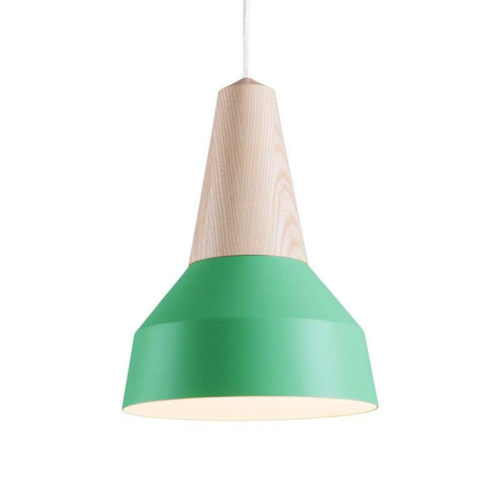 LundLund Minimalist Scandinavian Wooden Pendant Light - DWHOME