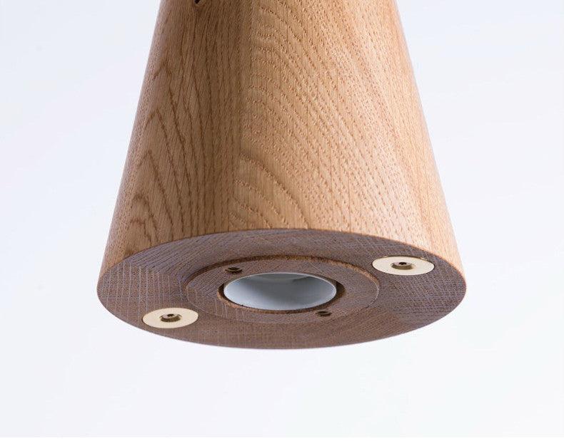 LundLund Minimalist Scandinavian Wooden Pendant Light.