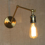Long Arm Brass Industrial Wall Light-DWHOME