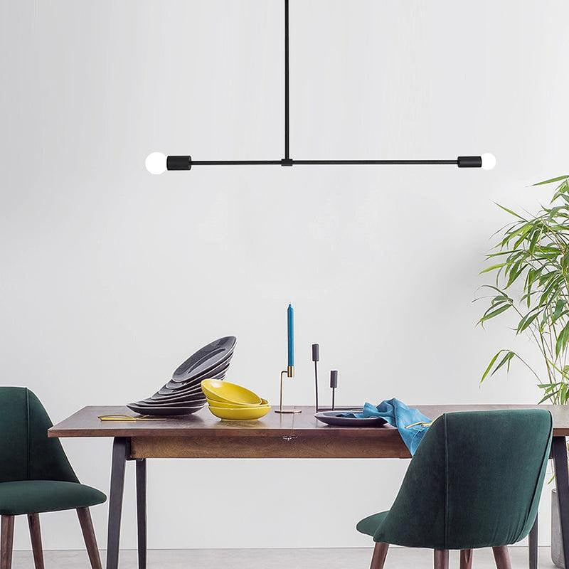 Surry Hills 2 Bulbs Modern Minimalist Line Pendant Light-DWHOME