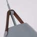 Leather Strap Suspension Minimalist Pendant  Light.