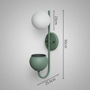 Ritz Single Head Pot Plant Wall Light-DWHOME