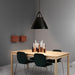 Leather Strap Suspension Minimalist Pendant  Light.