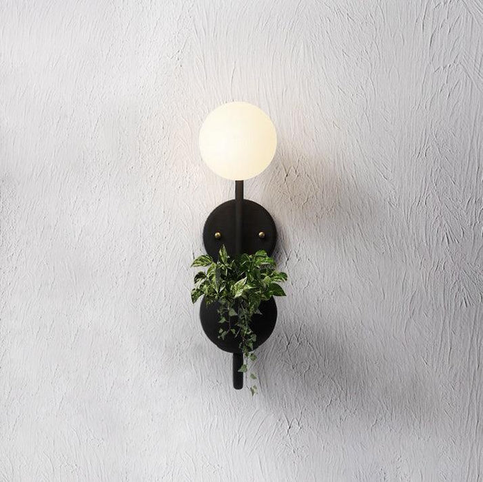 Ritz Single Head Pot Plant Wall Light.