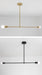 Surry Hills 2 Bulbs Modern Minimalist Line Pendant Light.