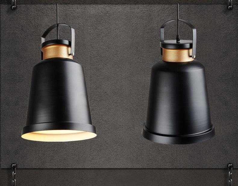 Newman Black Dome Industrial Loft Pendant Light.