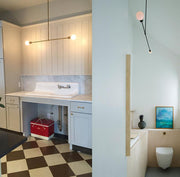 Surry Hills 2 Bulbs Modern Minimalist Line Pendant Light-DWHOME