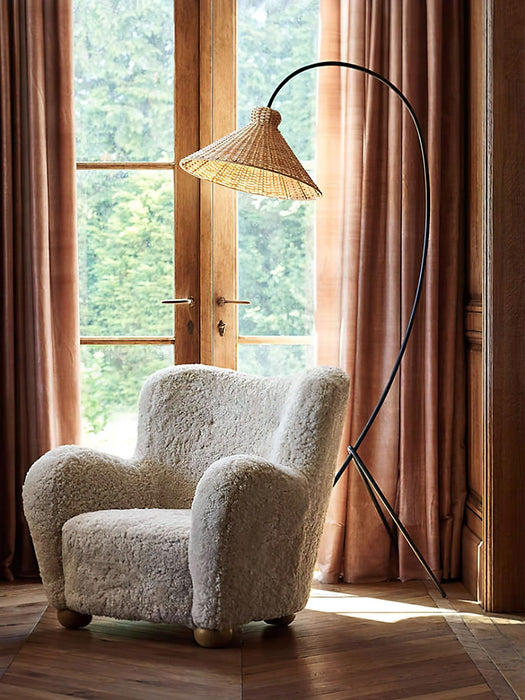 Tana Woven Floor Lamp.