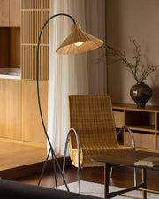 Tana Woven Floor Lamp-DWHOME