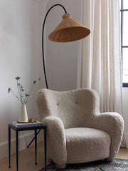 Tana Woven Floor Lamp-DWHOME