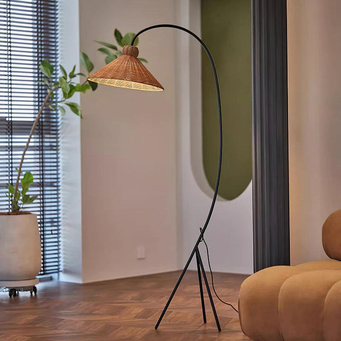 Tana Woven Floor Lamp.