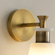 Tapered Alabaster Wall Sconce-DWHOME