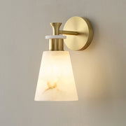 Tapered Alabaster Wall Sconce-DWHOME