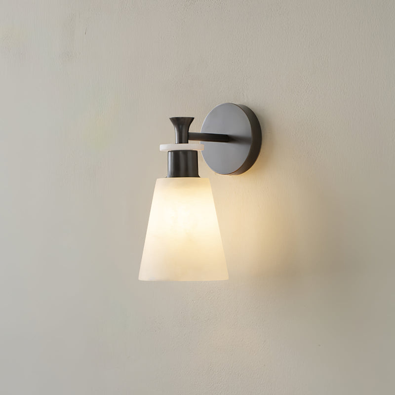 Tapered Alabaster Wall Sconce-DWHOME