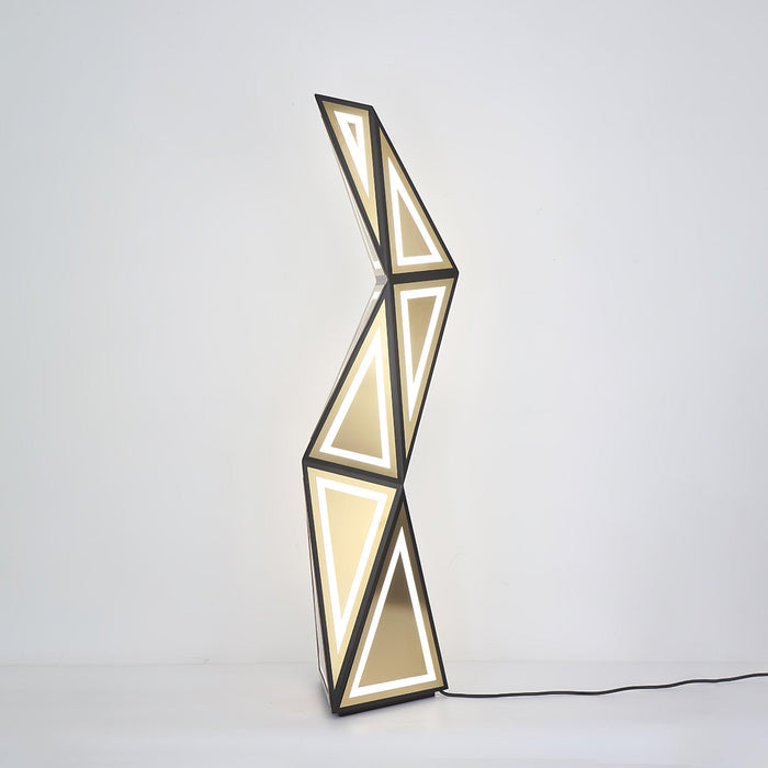 Tapered Cube Floor Lamp.