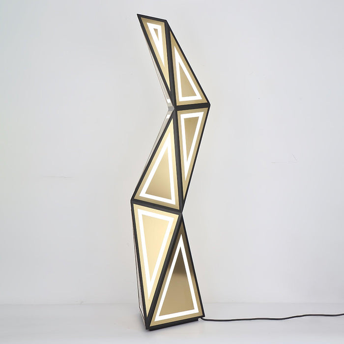 Tapered Cube Floor Lamp.