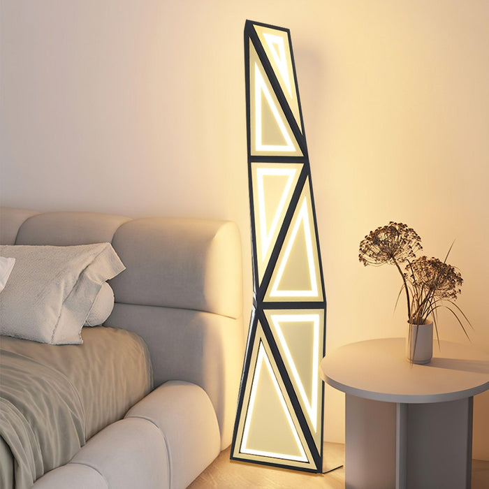 Tapered Cube Floor Lamp.