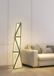 Tapered Cube Floor Lamp-DWHOME