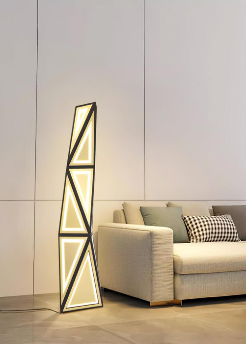 Tapered Cube Floor Lamp.