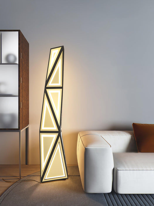 Tapered Cube Floor Lamp.