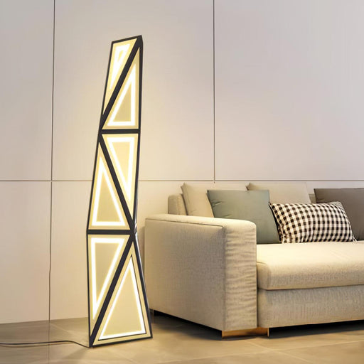 Tapered Cube Floor Lamp.