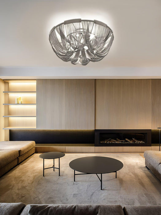 Tassel Aluminum Chain Ceiling Light-DWHOME