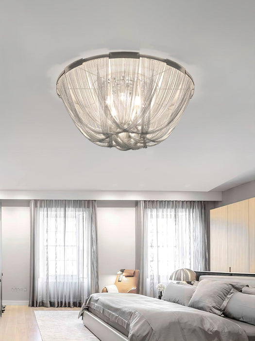 Tassel Aluminum Chain Ceiling Light-DWHOME