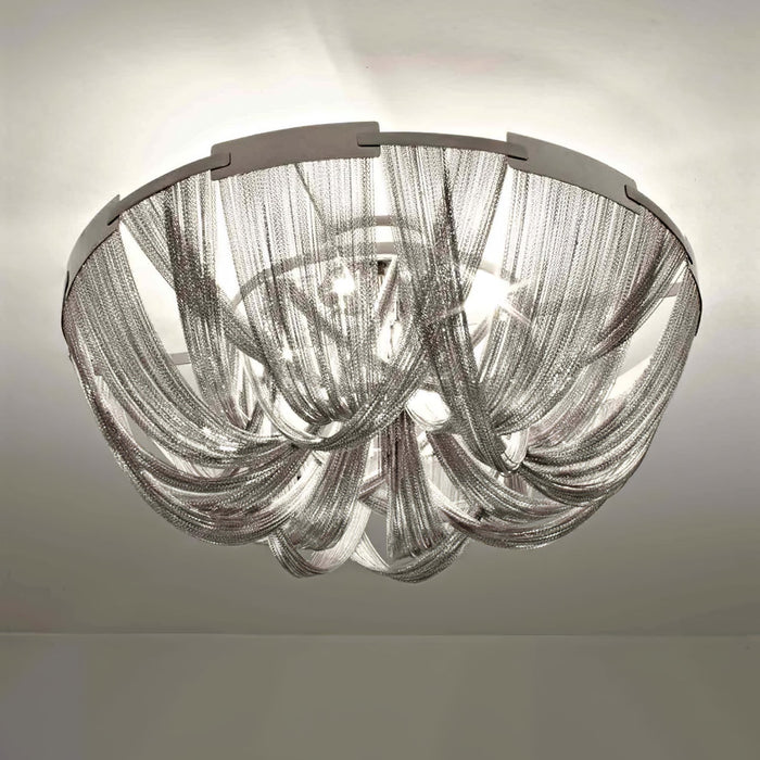 Tassel Aluminum Chain Ceiling Light