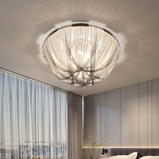 Tassel Aluminum Chain Ceiling Light-DWHOME