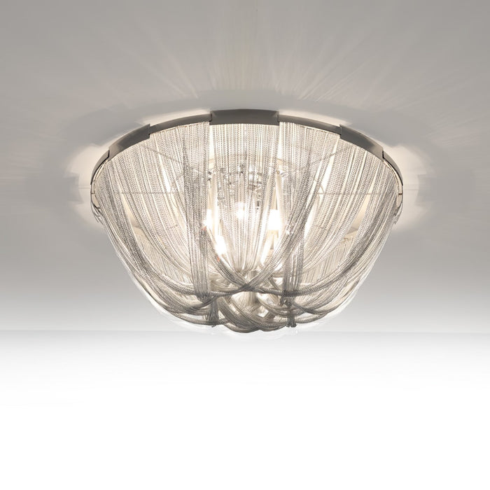 Tassel Aluminum Chain Ceiling Light.