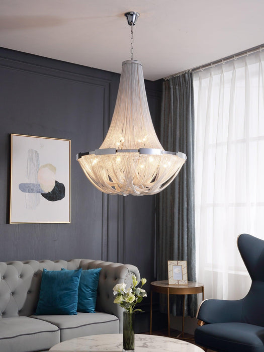 Tassel Aluminum Chain Chandelier - DWHOME