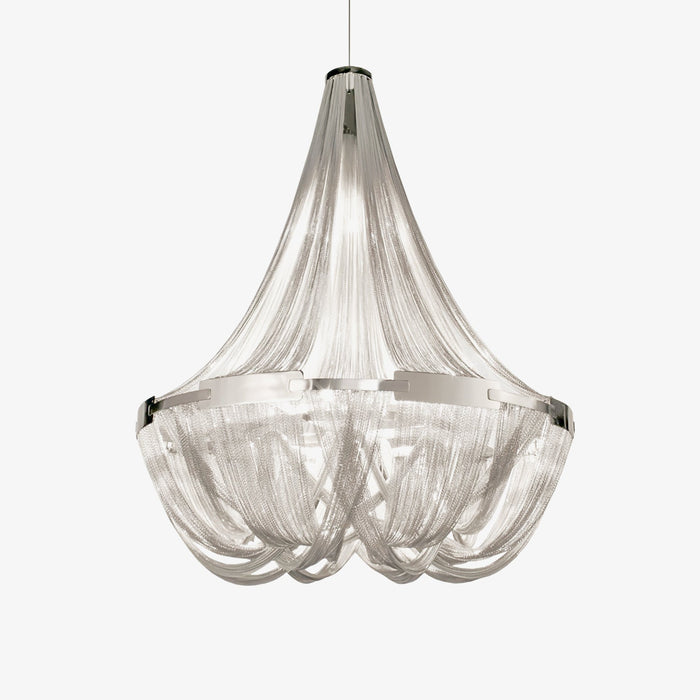 Tassel Aluminum Chain Chandelier.