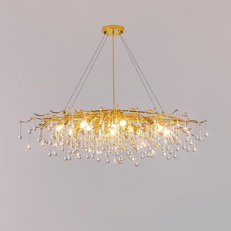 Teardrop Crystal Chandelier-DWHOME