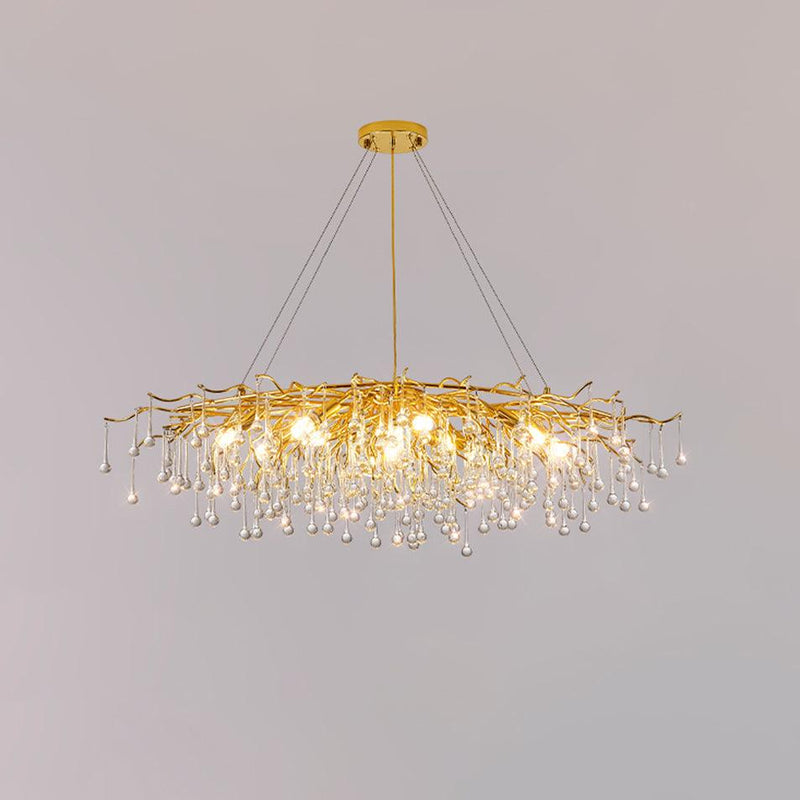 Teardrop Crystal Chandelier-DWHOME