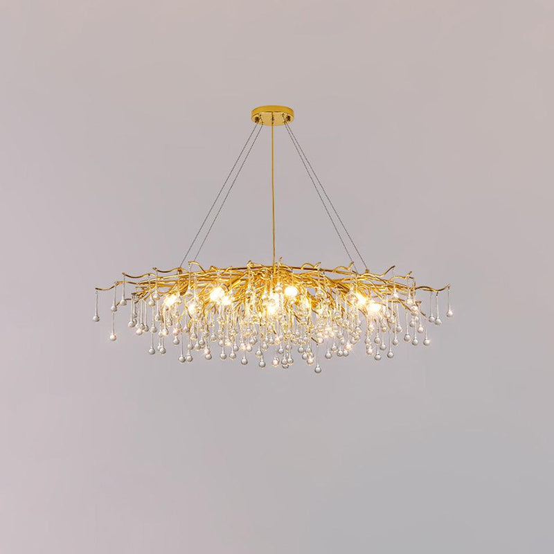 Teardrop Crystal Chandelier-DWHOME