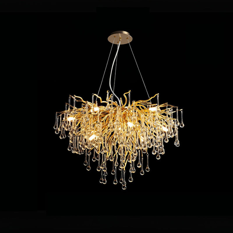 Teardrop Crystal Chandelier-DWHOME
