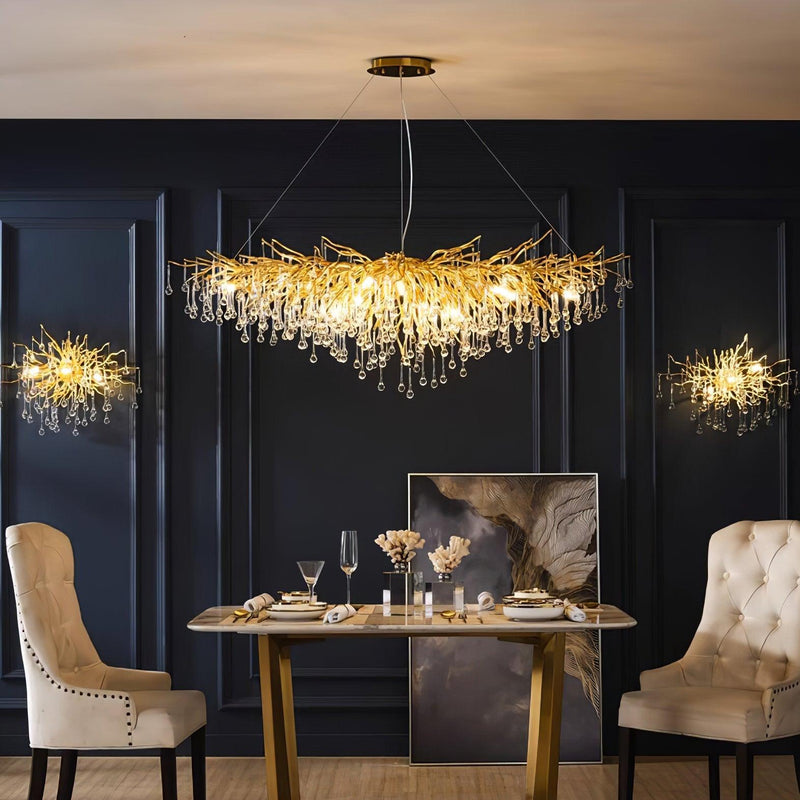 Teardrop Crystal Chandelier-DWHOME