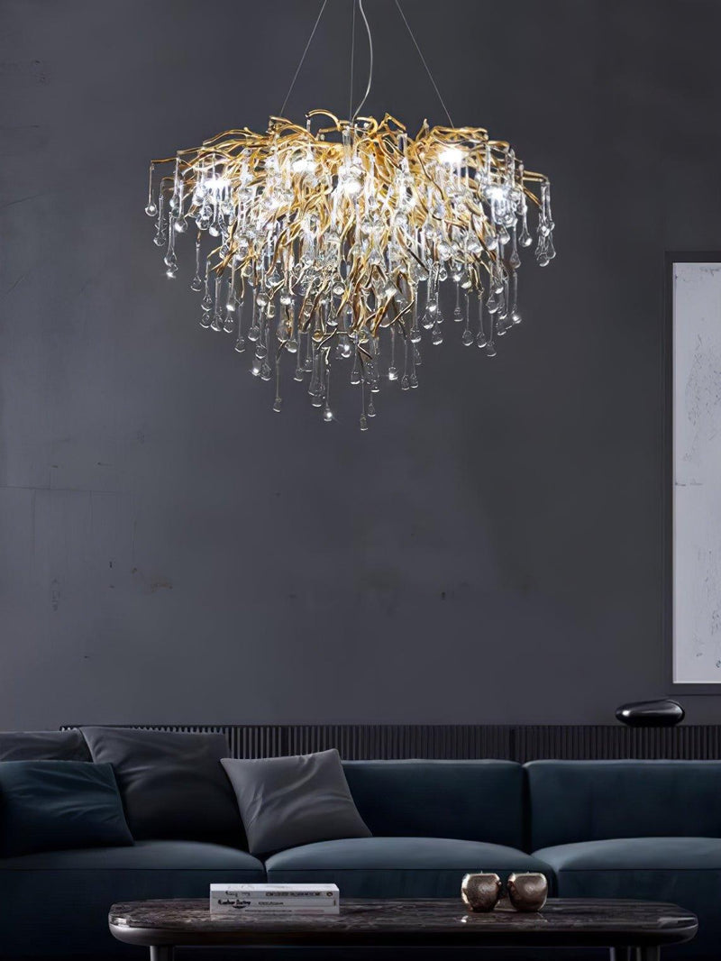 Teardrop Crystal Chandelier-DWHOME