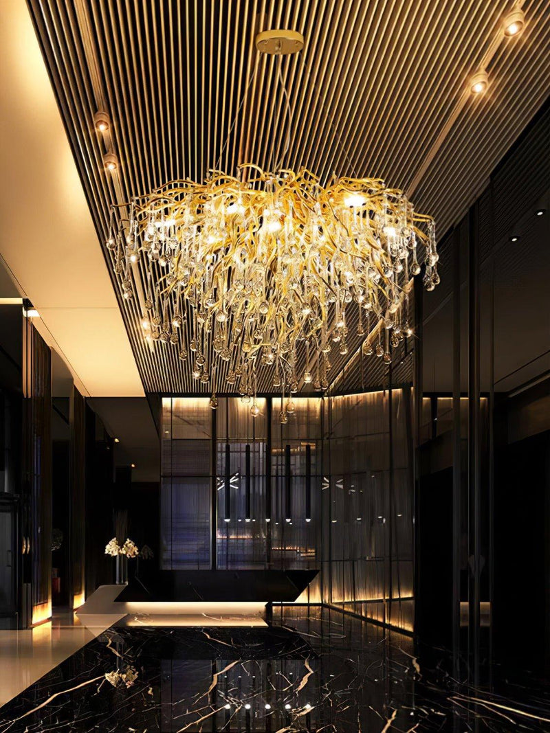 Teardrop Crystal Chandelier-DWHOME