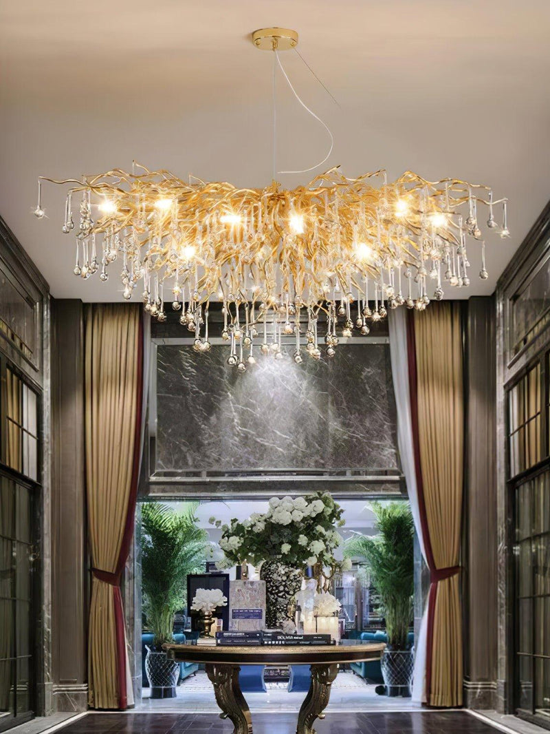 Teardrop Crystal Chandelier-DWHOME