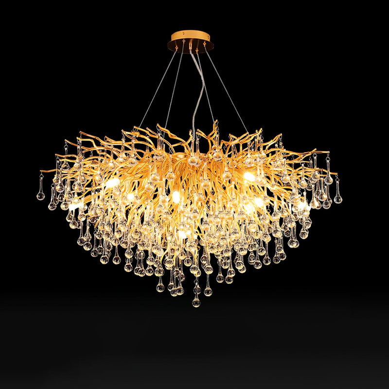 Teardrop Crystal Chandelier-DWHOME