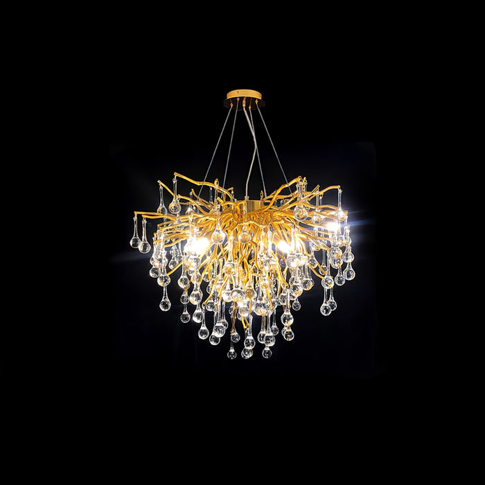 Teardrop Crystal Chandelier