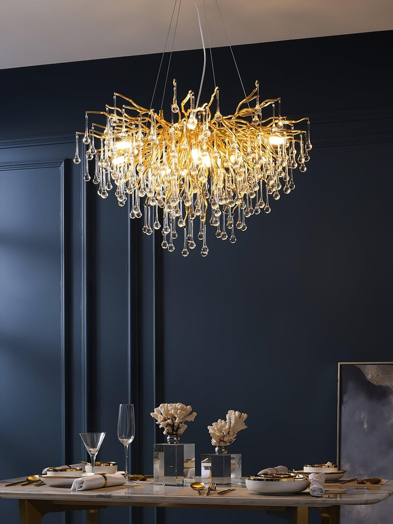 Teardrop Crystal Chandelier-DWHOME