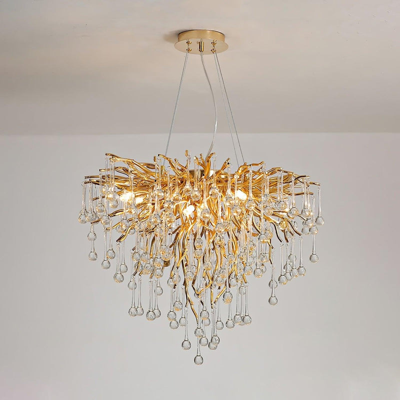 Teardrop Crystal Chandelier-DWHOME