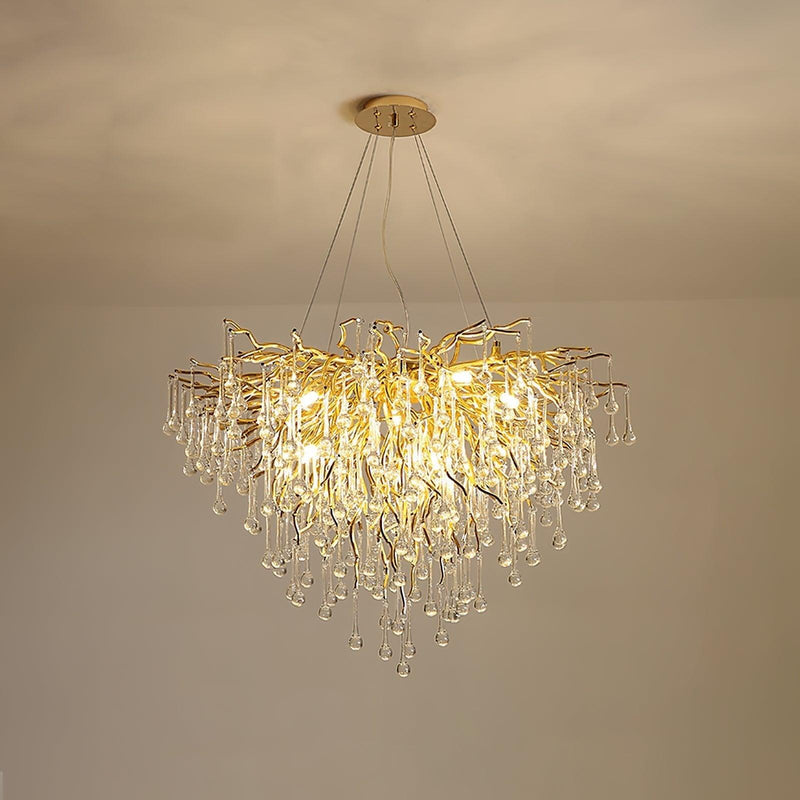 Teardrop Crystal Chandelier-DWHOME