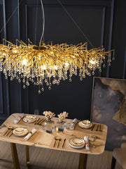 Teardrop Crystal Chandelier-DWHOME