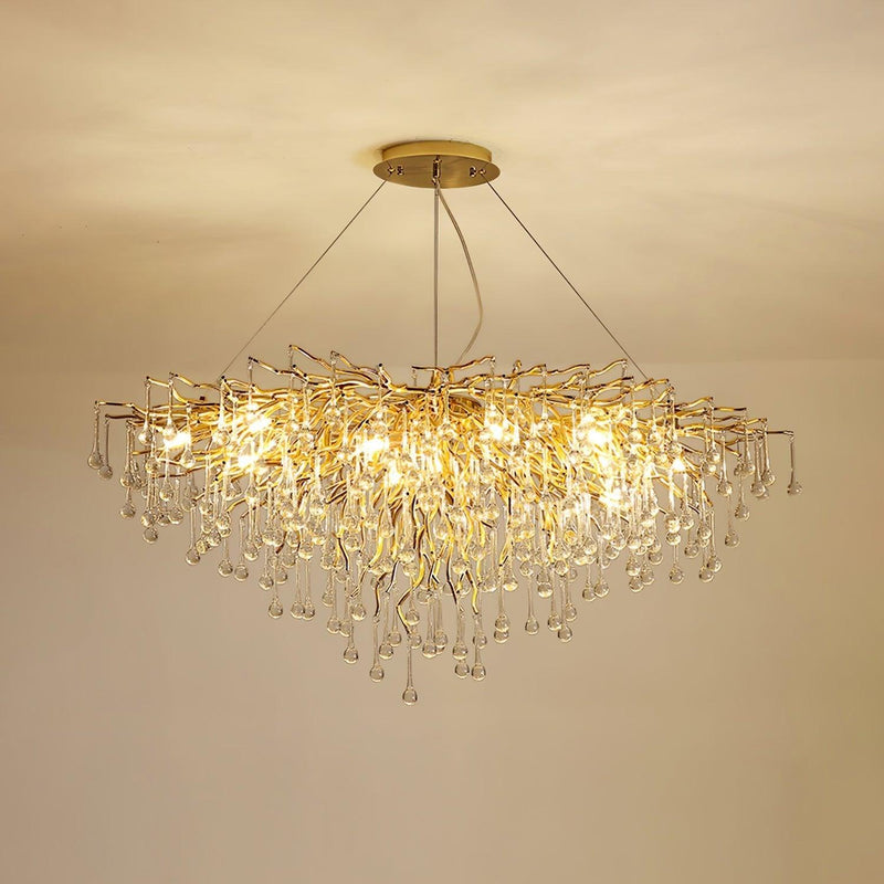 Teardrop Crystal Chandelier-DWHOME
